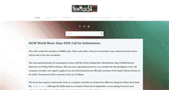Desktop Screenshot of newmusicsa.org.za